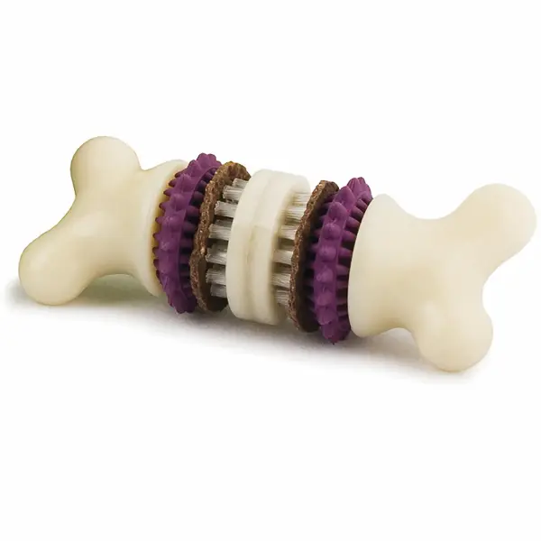 Жувальна інтерактивна іграшка PetSafe Busy Buddy Bristle Bone (Розмір M) 129696 фото