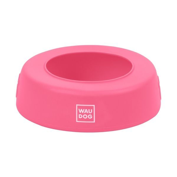Миска-непроливайка WAUDOG Silicone 1 л рожевий 50797 фото