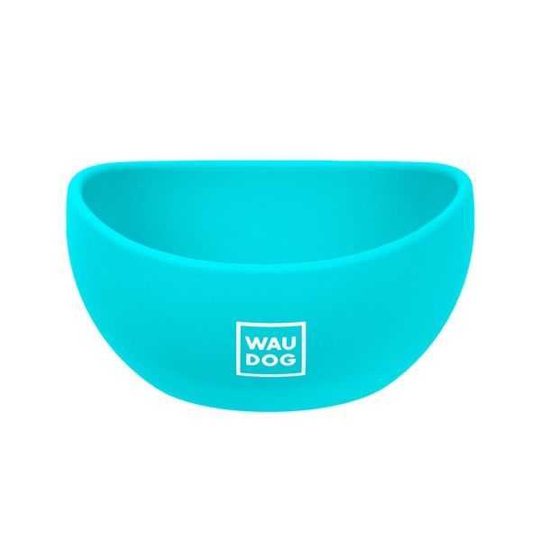 Миска WAUDOG Silicone, 250 мл блакитний 50812 фото