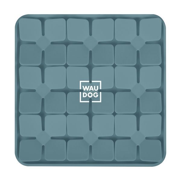 Килимок для пошуку корму WAUDOG Silicone, 205х205х17 мм, сірий 235111 фото
