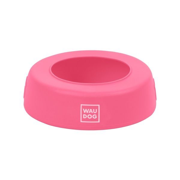 Миска-непроливайка WAUDOG Silicone, 750 мл рожевий 50787 фото