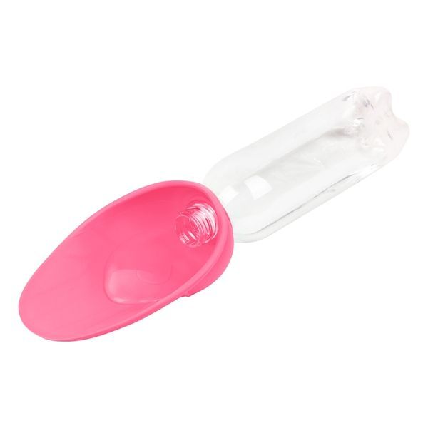 Поїлка-насадка на пляшку WAUDOG Silicone, 165х90 мм рожевий 50777 фото