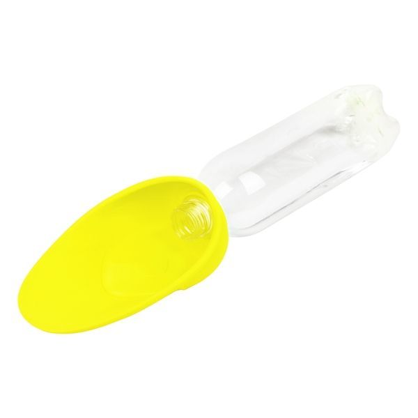 Поїлка-насадка на пляшку WAUDOG Silicone, 165х90 мм жовтий 50778 фото