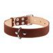 Нашийник "CoLLaR" подвійний (ширина 35мм, довжина 48-63см) коричневий 02796 фото 2