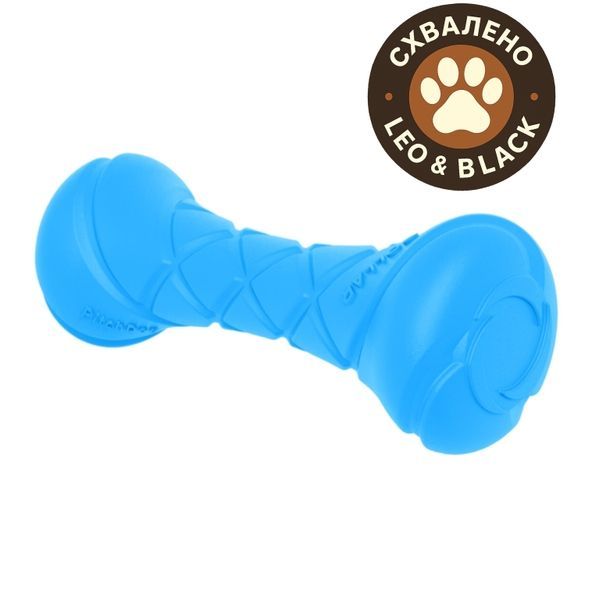 Ігрова гантель для апортировки PitchDog, довжина 19 см, діаметр 7 см блакитний 62392 фото