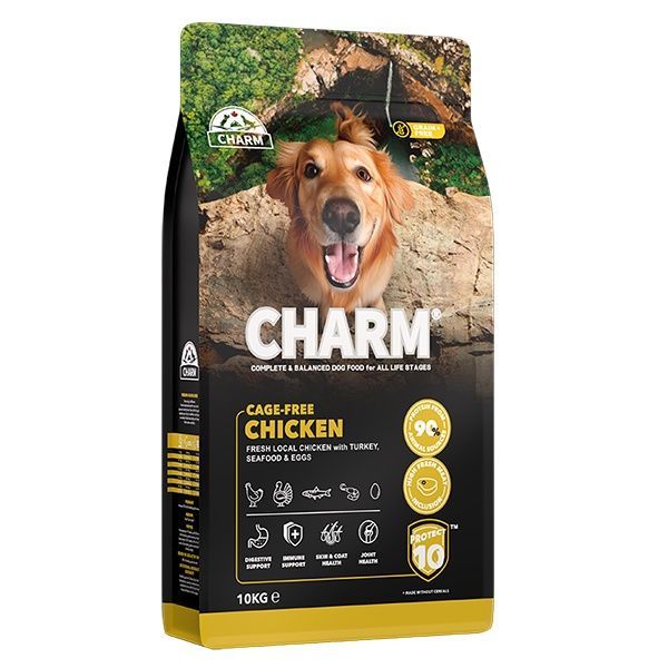 Charm Cage-Free Chicken ЧАРМ КУРКА ВІЛЬНОГО ВИГУЛУ сухий беззерновий холістик корм для собак 10 кг 1001263 фото
