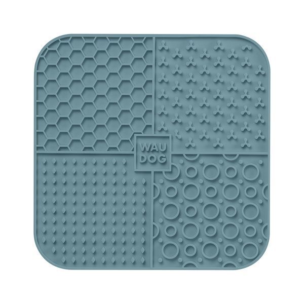 Килимок для злизування WAUDOG Silicone, 190х190х10 мм, сірий 235211 фото