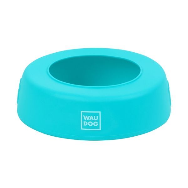 Миска-непроливайка WAUDOG Silicone 1 л блакитний 50792 фото