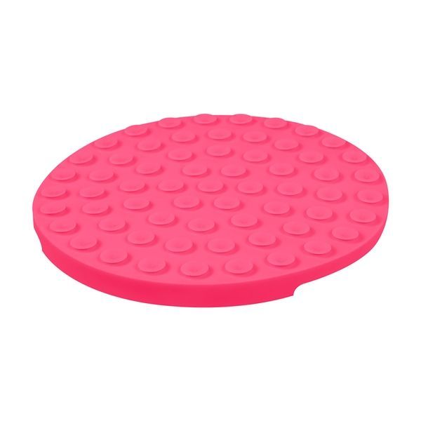 Килимок для злизування і повільного харчування WAUDOG Silicone, 211х211х30 мм, рожевий 23507 фото