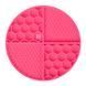 Килимок для злизування і повільного харчування WAUDOG Silicone, 211х211х30 мм, рожевий 23507 фото 3