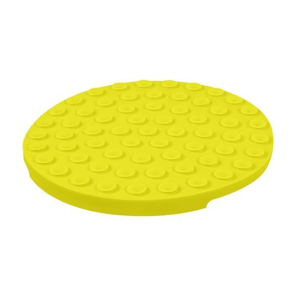 Килимок для злизування і повільного харчування WAUDOG Silicone, 211х211х30 мм, жовтий 23508 фото