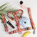 Повідець для собак нейлоновий WAUDOG Nylon, малюнок "Банани на рожевому", S, Ш 15 мм, Дов 122 см 340-4055 фото 2
