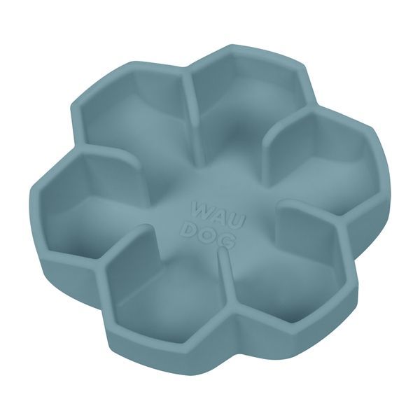 Миска для повільного харчування WAUDOG Silicone, 750 мл, сірий 235411 фото