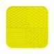 Килимок для злизування WAUDOG Silicone, 190х190х10 мм, жовтий 23528 фото 3