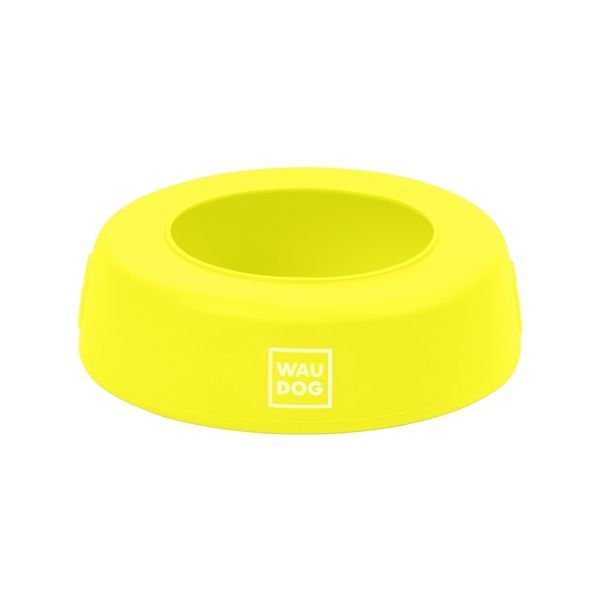 Миска-непроливайка WAUDOG Silicone, 750 мл жовтий 50788 фото